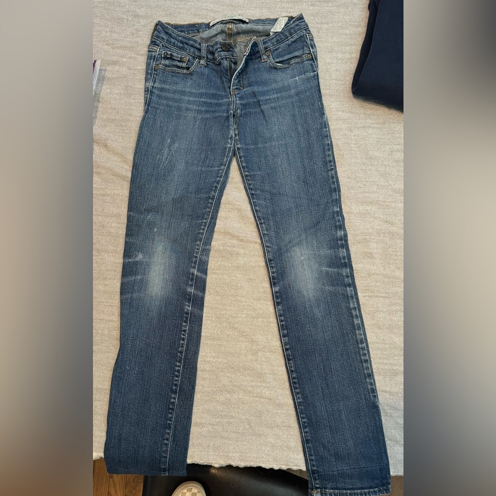 Abercrombie& Fitch Jeans 0S straight leg perfect stretch